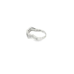Load image into Gallery viewer, 14ct White Gold Multistone Ring with Round Brilliant CZ