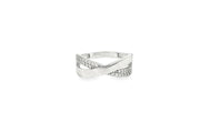 White Gold Multistone CZ Ring