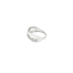 Load image into Gallery viewer, White Gold Multistone CZ Ring