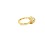 Load image into Gallery viewer, Yellow Gold Ring with Brilliant Round Cut CZ