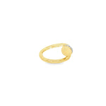 Load image into Gallery viewer, Yellow Gold Band Ring with Round Cut Diamonds