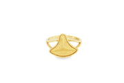Modern Yellow Gold Statement Ring