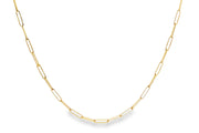 Classic Yellow Gold Link Necklace