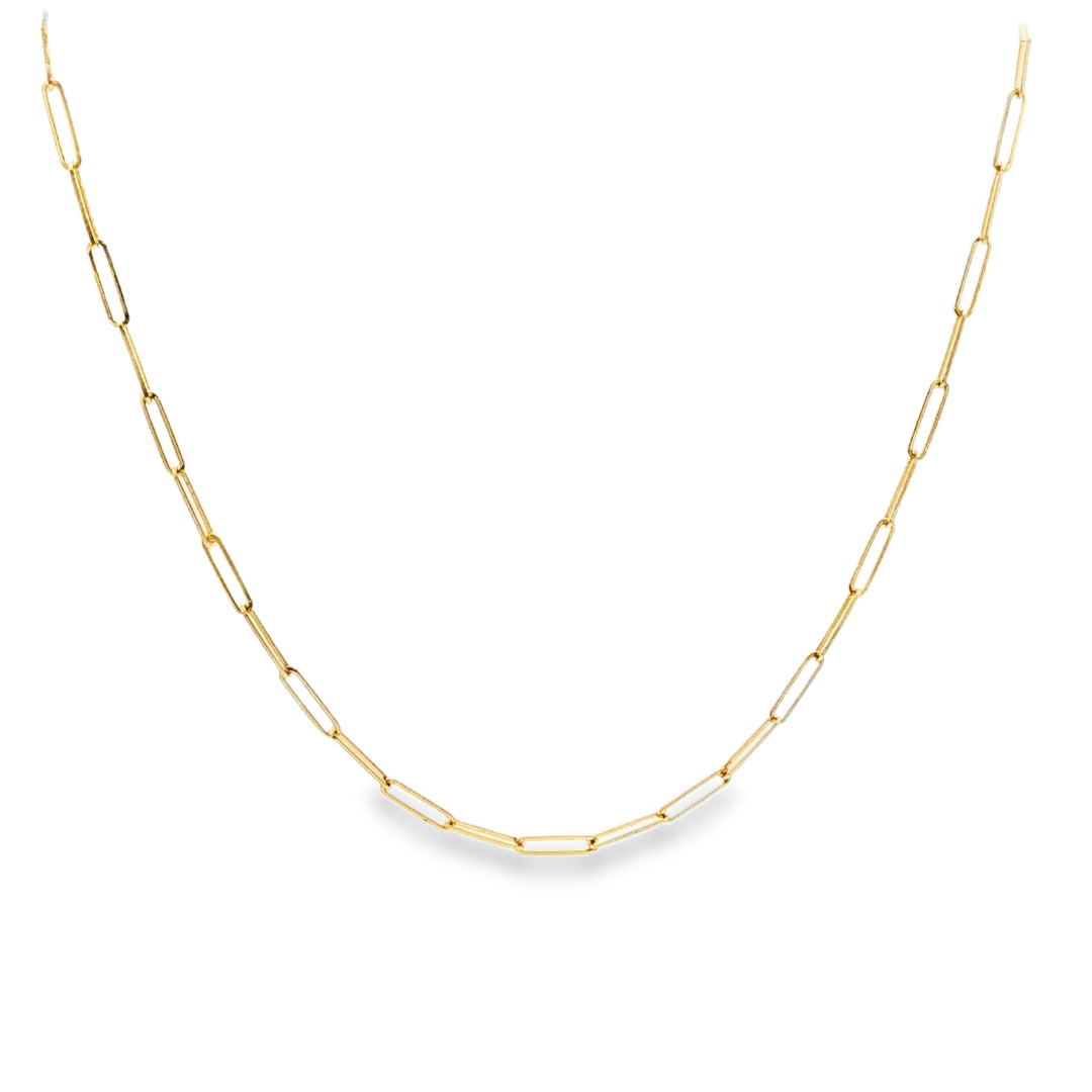 Classic Yellow Gold Link Necklace