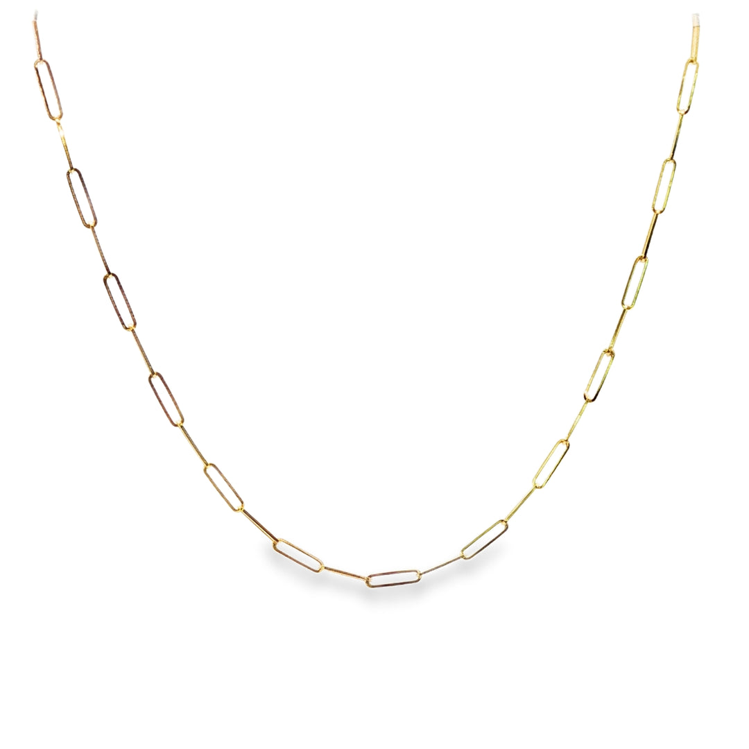 Classic Yellow Gold Link Necklace