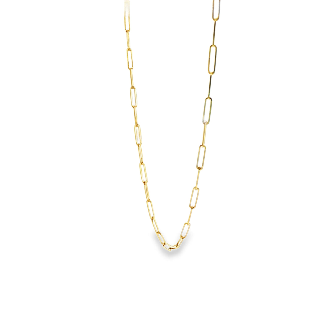 Classic Yellow Gold Link Necklace