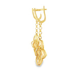 Load image into Gallery viewer, Yellow Gold Dangle Earrings with Mother of Pearl