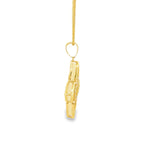 Load image into Gallery viewer, 14ct Yellow Gold Charm Necklace with Mother of Pearl