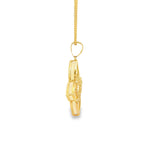 Load image into Gallery viewer, 14ct Yellow Gold Charm Necklace with Mother of Pearl