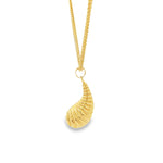 Load image into Gallery viewer, Elegant Yellow Gold Wheat Necklace