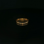 Load image into Gallery viewer, Yellow Gold Band Ring with Round Ruby &amp; Diamond Gemstones