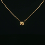 Load image into Gallery viewer, 14k Yellow Gold Ruby Cluster Pendant Necklace