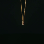 Load image into Gallery viewer, 14k Yellow Gold Ruby Cluster Pendant Necklace