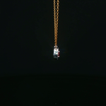 Load image into Gallery viewer, 18ct Yellow Gold Necklace with Brilliant Red Ruby &amp; Diamonds