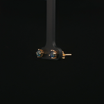 Load image into Gallery viewer, Royal Blue Sapphire Stud Earrings in Yellow Gold