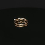 Load image into Gallery viewer, Yellow Gold Ring with Deep Blue Sapphire Cabochons