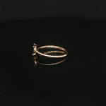 Load image into Gallery viewer, Yellow Gold Ring with Royal Blue Sapphire Cluster