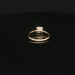 Load image into Gallery viewer, Yellow Gold Ring with Royal Blue Sapphire Cluster