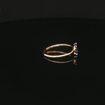 Load image into Gallery viewer, Yellow Gold Ring with Royal Blue Sapphire Cluster
