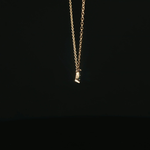 Load image into Gallery viewer, Yellow Gold Chain Necklace with Round Emerald Cluster