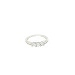 Load image into Gallery viewer, White Gold Three-Stone Diamond Ring