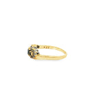 Load image into Gallery viewer, 9ct Yellow Gold Multistone Ring with Deep Blue Sapphires