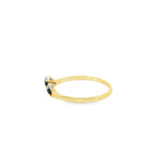 Load image into Gallery viewer, 9ct Yellow Gold Multi-Stone Ring with Round Sapphire and Diamond