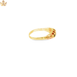 Load image into Gallery viewer, 18ct Yellow Gold Ring with Royal Blue Sapphire &amp; Diamonds
