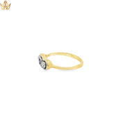 9ct Gold Ring with Diamonds & Tanzanite