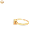 Load image into Gallery viewer, 9ct Gold Ring with Opal &amp; Diamond