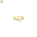 Load image into Gallery viewer, 9ct Yellow Gold Ring with Oval Opal Cabochon