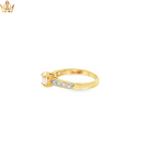 Load image into Gallery viewer, 9ct Yellow Gold Ring with Oval Opal Cabochon
