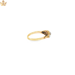 Load image into Gallery viewer, 9ct Vintage Yellow Gold Ring with Opals &amp; Diamonds