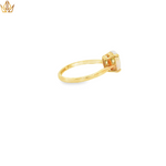 Load image into Gallery viewer, 9ct Gold Ring with Oval Cabochon Opal Solitaire