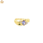 Load image into Gallery viewer, 9ct Gold Ring with Tanzanite &amp; Diamonds