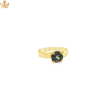 Load image into Gallery viewer, 14ct Gold Solitaire Ring with Round Mystic Topaz