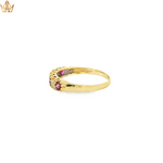 Load image into Gallery viewer, 9ct Gold Ring with Ruby &amp; Diamonds