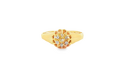 18ct Gold Multistone Ring with Round Brilliant Cut Diamonds