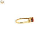 Load image into Gallery viewer, 9ct Gold Ring With Orange Topaz
