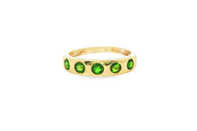 9ct Gold Ring with Russian Diopside