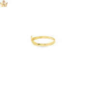 9ct Yellow Gold Wishbone Ring