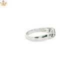 Load image into Gallery viewer, 18ct White Gold Multi Stone Ring with White &amp; Fancy Brown Diamonds