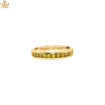 Load image into Gallery viewer, 9ct Yellow Gold Eternity Ring with Fancy Yellow Diamonds