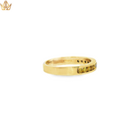Load image into Gallery viewer, 9ct Yellow Gold Eternity Ring with Fancy Yellow Diamonds