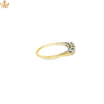 Load image into Gallery viewer, 18ct Gold &amp; Platinum Ring with Round Cut Diamonds