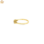 Load image into Gallery viewer, 18ct Gold Multistone Ring with Round Cut Diamonds (Antique)