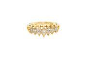 14ct Gold Multi-Diamond Marquise Brilliant Cut Ring