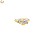 Load image into Gallery viewer, 18ct Gold Multi-Stone Ring with Round Cut Diamonds (Antique) 1920s