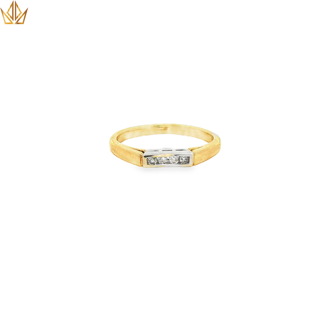 9ct Gold Multi-Diamond Band Ring