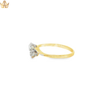 Load image into Gallery viewer, 18ct Gold &amp; Platinum Ring with Round Cut Diamonds